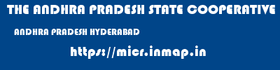 THE ANDHRA PRADESH STATE COOPERATIVE BANK LIMITED  ANDHRA PRADESH HYDERABAD    micr code